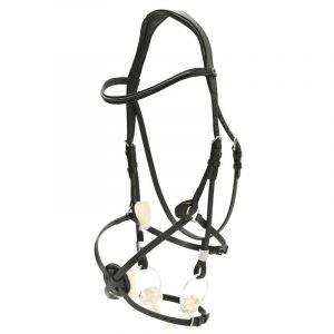 Bridons &eacute;quitation pour cheval St&uuml;bben muserolle mexicaine Pro-Jump Slide&Lock