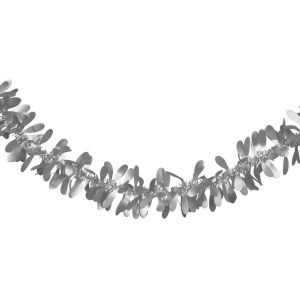 Ruedelafete Guirlande Libellule 270cm en plastique, Argent mat