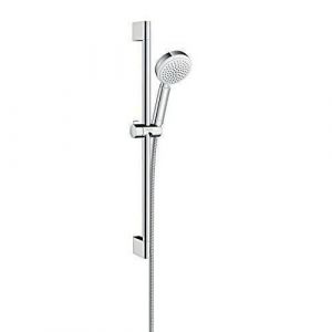 Hansgrohe Ensemble Barre de douche MyClub Vario 4 jets Economie d`eau Blanc/Chrome - 26757400