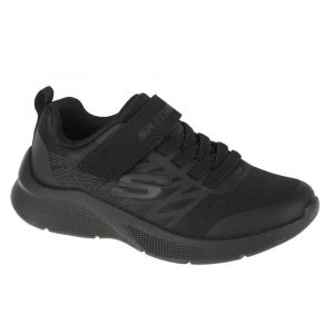 Skechers Microspec Texlor, Basket Garçon, Noir, 30 EU