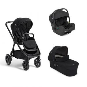 JOIE - Poussette TRIO Finiti Eclipse + Siège-auto gr0+ I-Gemm 3 Shale + Nacelle Ramble XL Eclipse