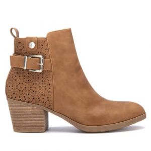 Refresh Bottines Femme Camel - Chaussures confortables et polyvalentes - Mode décontractée - Modèle 17262302 (Taille39)