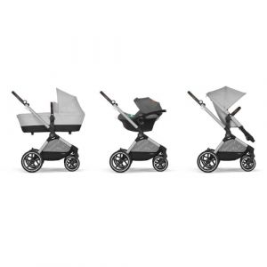Cybex Eos Lux SLV/Aton B2 AB/Lava Grey-mid grey