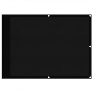 VidaXL &Eacute;cran de Balcon, Brise-Vue de Jardin, &Eacute;cran de Protection, &Eacute;cran d'Intimit&eacute; Terrasse Ext&eacute;rieur, Noir 75x1000 cm 100% Polyester Oxford