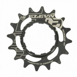 Elevn Pignon chromoly shimano noire 17