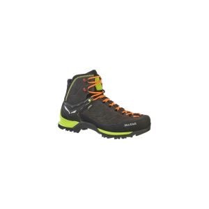 Image de Salewa Herren Mtn Trainer Mid Gore-tex Bergschuh, Chaussures de Trekking et randonnée Homme - Multicolore (Black/Sulphur Spring 0974), 46.5 EU