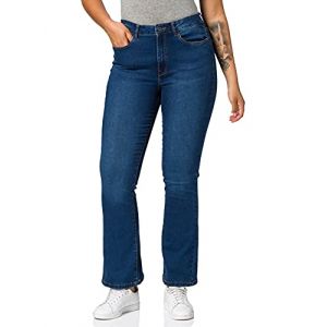 Noisy may Nmsallie Hw Flare Jeans Vi021mb Noos, Medium Blue Denim, 34 Femme