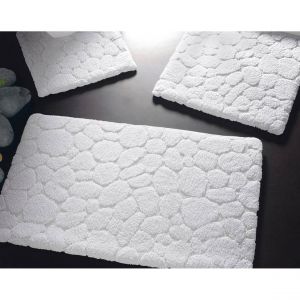 Tapis de bain GALET - Blanc