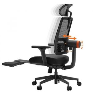 Newtral Chaise Ergonomique Magich-Bp Avec Repose-Pieds, Dossier À Suivi Automatique, Support Adaptatif Du Bas Du Dos