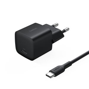 Belkin Chargeur 25W avec cable USB-C Noir