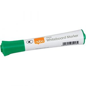 Image de Nobo Marqueurs Effaçables à Sec Glide pour Tableau Blanc, Pointe Ogive de 2mm, Lot de 10, 1915267, Vert