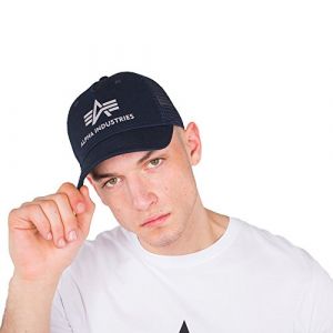 Alpha industries 186902-07-rep-blue-os Casquette de Baseball, Bleu, Taille Unique Mixte