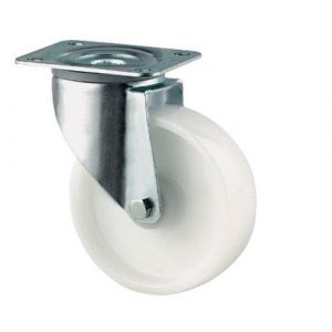 Roulette Pivotante En Nylon Force:200 Kg H Ht:128 Mm