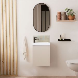 Meuble lave-mains LISA + miroir ovale