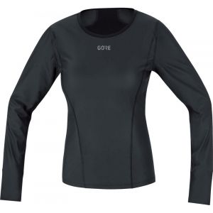 Gore Wear M Sous-couche Gore manches longues coupe-vent Femme, black EU 38 T-shirts manches longues