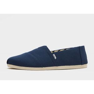 Toms Alpargata en Coton recyclé, Mocassin Plat Homme - Bleu Marine - 42 EU