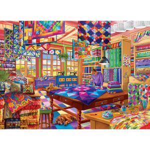 Eurographics Puzzle 1000 pièces : L'Atelier Quilt