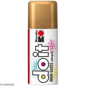 Marabu Bombe de peinture - Do it High gloss Colorspray - Or Brillant - 150 ml