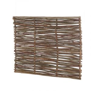 Panneau bois en noisetier tress&eacute; 1m20 x 1m50