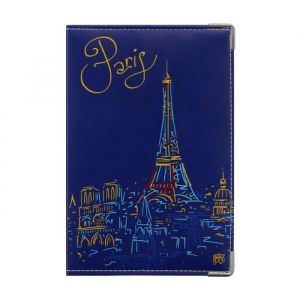 Color Pop Porte-papiers voiture motif Tour Eiffel - France - pvc – papiers français - Etui carte grise - Permis de conduire