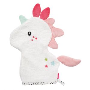 Image de Fehn Babysun Gant de toilette enfant licorne Aiko et Yuki