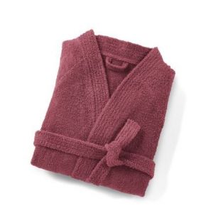 Peignoir éponge col kimono 450g/m² Blanc