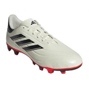 Adidas Chaussure Copa Pure II Club Multi-surfaces - Ivory / Core Black / Solar Red, Ivory / Core Black / Solar Red - Taille 42