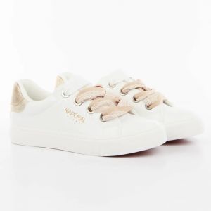 Kaporal Baskets basses SEVERINE Blanc - Taille 36,37,38,39,40,41