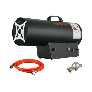 Fuxtec Chauffage à air pulsé FX-GH51 - Au GPL 50kW Allumagne Piezo import Allemagne détendeur FR non inclus