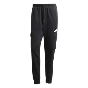 Adidas Homme Essentials FEELCOZY Fleece Cargo Pant, Black/White, L