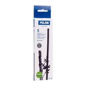 Fusain naturel ø 3-5 mm 5 pcs - MILAN