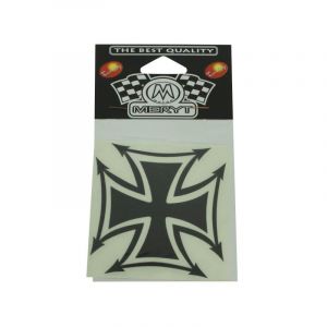 Autocollants moto Meryt Dessin Croix De Fer