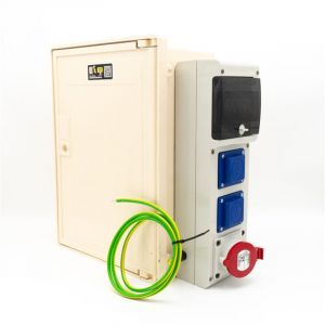 Coffret triphasé 6/18 Kws avec prises