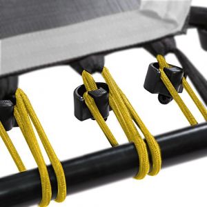 SportPlus Sport Plus Lot de 36 Bungee cordes, dureté?: Soft (jusqu'à 65 kg) Trampoline, jaune fluo, Taille unique