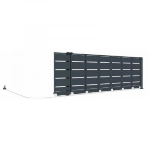 Viva Portail d'angle gauche OPAL 4 m avec système automatique - Pack sécurité: Avec