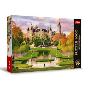 Trefl Premium Plus Quality-Puzzle Odyssey: Château de Schwerin, Allemagne-1000, Série de Photos Uniques, Pièces Parfaitement Assorties, pour Adultes et Enfants à partir de 12 Ans, 10814, Multicolour