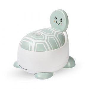B&eacute;b&eacute; Confort Pot B&eacute;b&eacute; Toilette Confort, 12-36 Mois (max. 20 kg), Jolis Motifs D'animaux, Ergonomique & Compact, Facile &agrave; Nettoyer, Pare-&eacute;claboussures Hygi&eacute;nique, Toilette Enfant Antid&eacute;rapante, Tortue