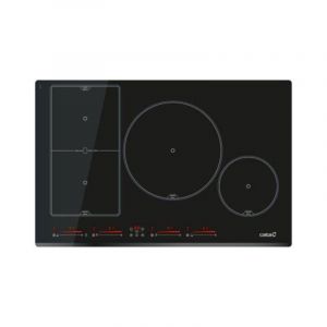 Cata Plaque induction INSB 8021 BK 80 cm 4 zones Tactile Verre Noir