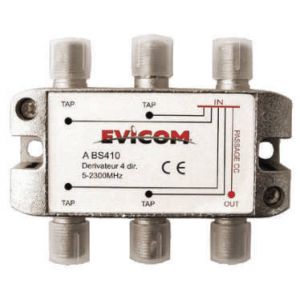 Evicom ABS410 - Dérivateur ULB 4 voies 10 Db