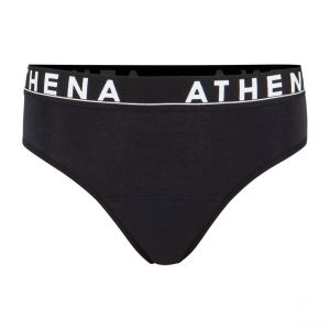 Athena Slip pour les règles noir en coton