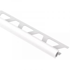 Profilé pvc quart de rond pour revêtement muraux rondec pro - pvc Blanc brillant - Hauteur 6 mm - Barre de 2,5 ml - blanc
