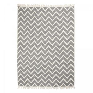 Image de Un Amour De Tapis - Tapis kilim - BY REVERSIBLE - Gris - 200x280