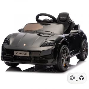 Berghoff Voiture Électrique Pour Enfants Porsche Taycan Turbo S 12V - Noir