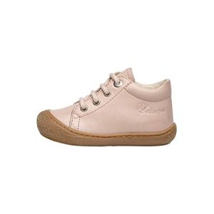 Naturino Cocoon-Chaussures Premiers Pas en Cuir Nappa Rose Antique 25