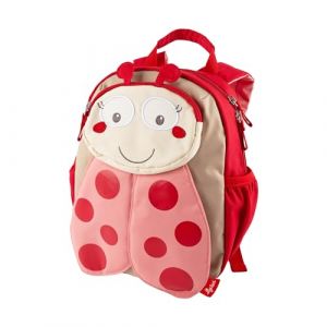 Image de Sigikid Sac &agrave; dos unisexe pour enfants motif patte de lapin, sac &agrave; dos pour filles et gar&ccedil;ons, sac &agrave; dos pour enfants recommand&eacute; &agrave; partir de 2 ans (1 pi&egrave;ce), Baie/rouge/coccinelle, S, D&eacute;contract&eacute;