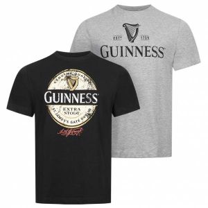 GUINNESS Emblem Hommes T-shirt Lot de 2 POMPK220MUL