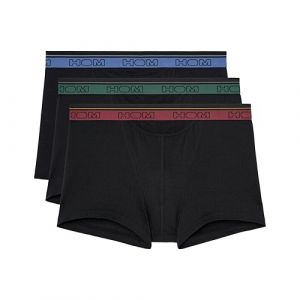 HOM Lot de 2 Boxers HO1 Tiago #2 Briefs, Noir, S Men's