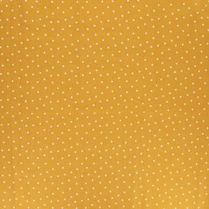 Tissu coton imprimé pois blancs vendu par 50 cm(...) - 23 Curry