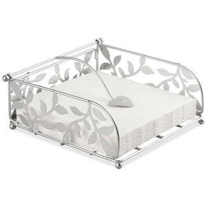 Ambiente Support &agrave; serviettes en papier en metal gris