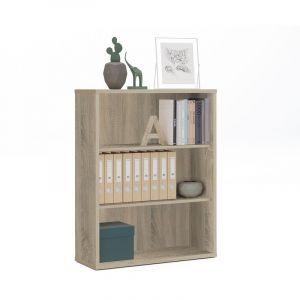 Pegane Étagère de bureau coloris Cambrian - Hauteur 99.5 x Longueur 75.5 x Profondeur 33 cm
